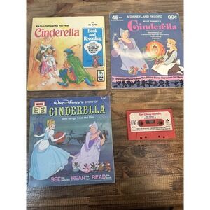 Vintage Walt Disney's Story of Cinderella with Songs from the film Records & Tap